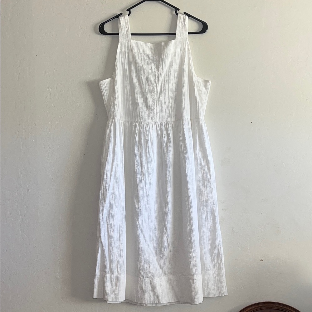 Like new Everlane The Seersucker Midi Dress